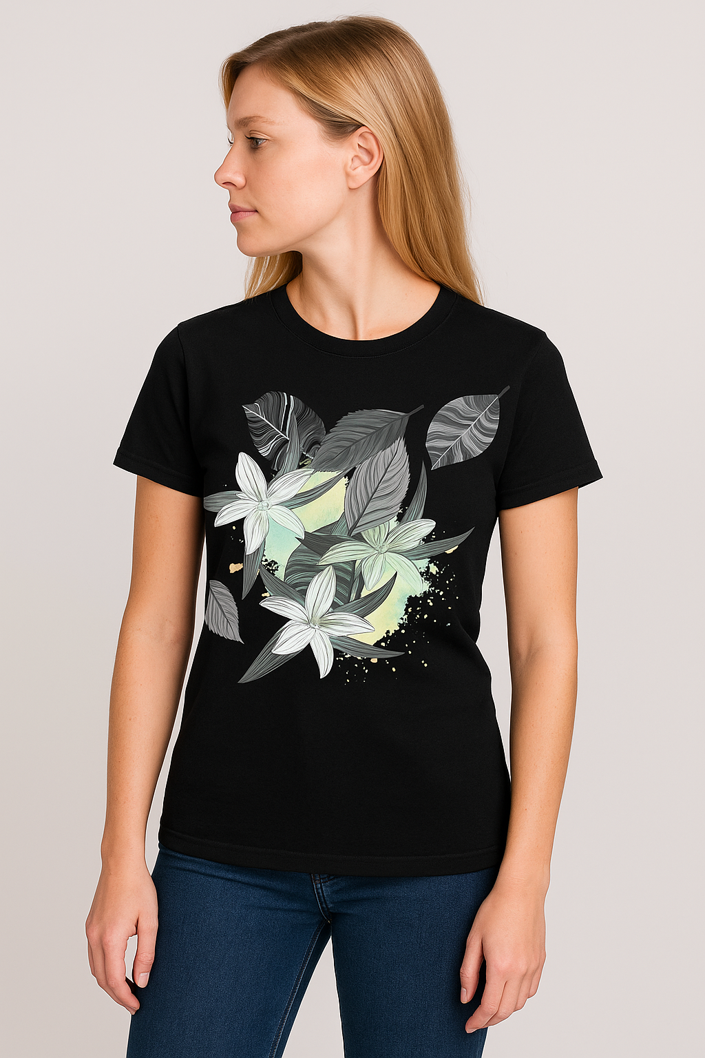 Floral Brushstroke T-Shirt