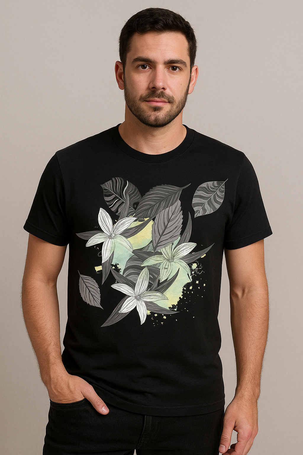 Floral Brushstroke T-Shirt