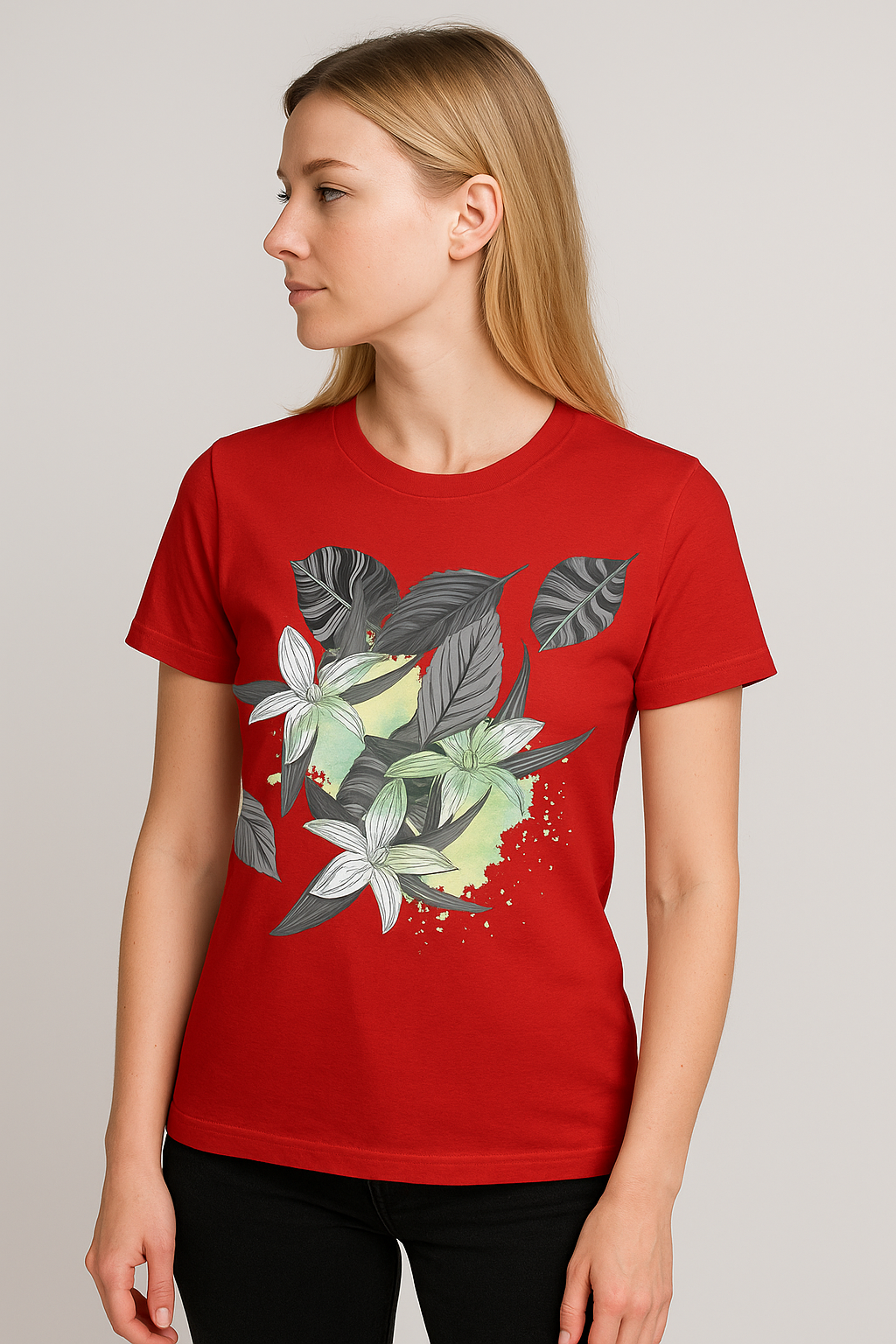 Floral Brushstroke T-Shirt