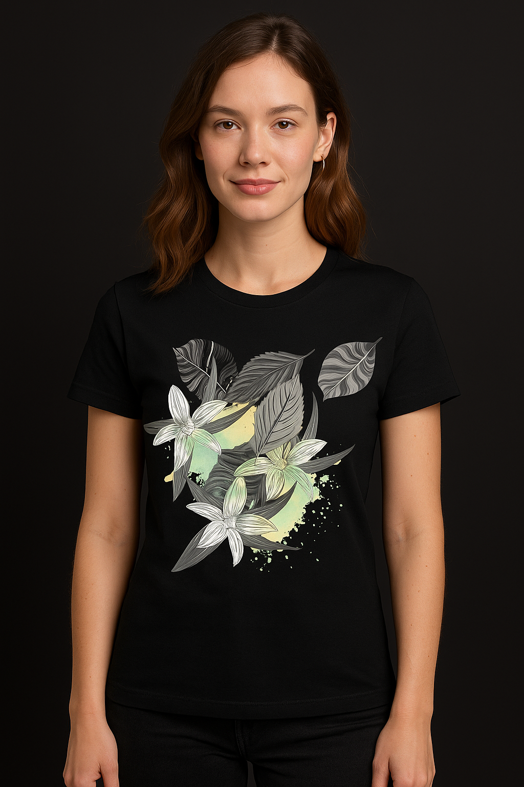 Floral Brushstroke T-Shirt