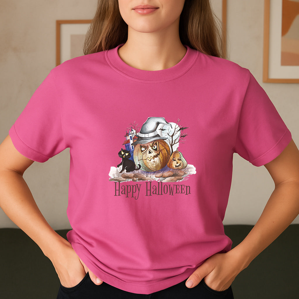 Halloween Gift T-Shirt: Spooky Graphic Tee for Adults, Scary and Funny Halloween Shirt for Men and Women