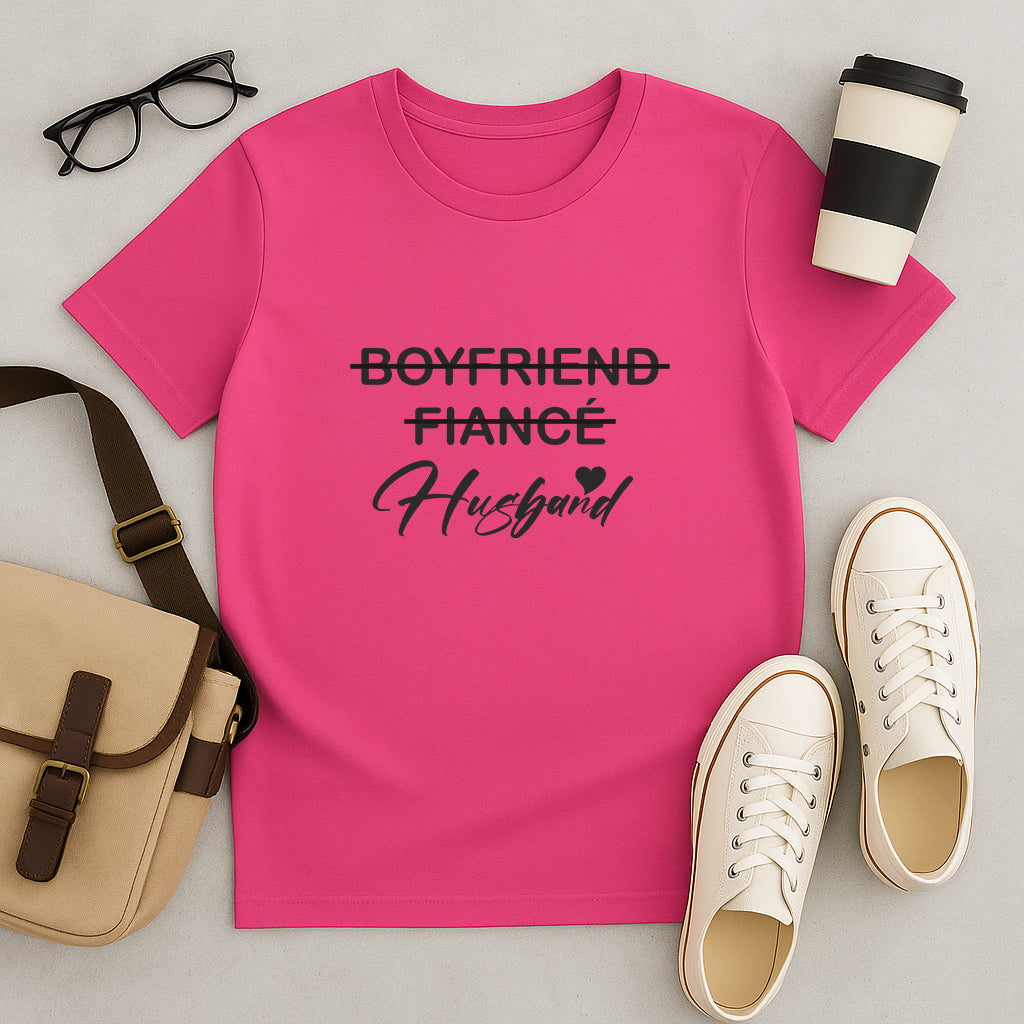 Love Story T-Shirt | Romantic Marriage Gift for Husband | Boyfriend Fiancé Husband Design for Wedding and Anniversary