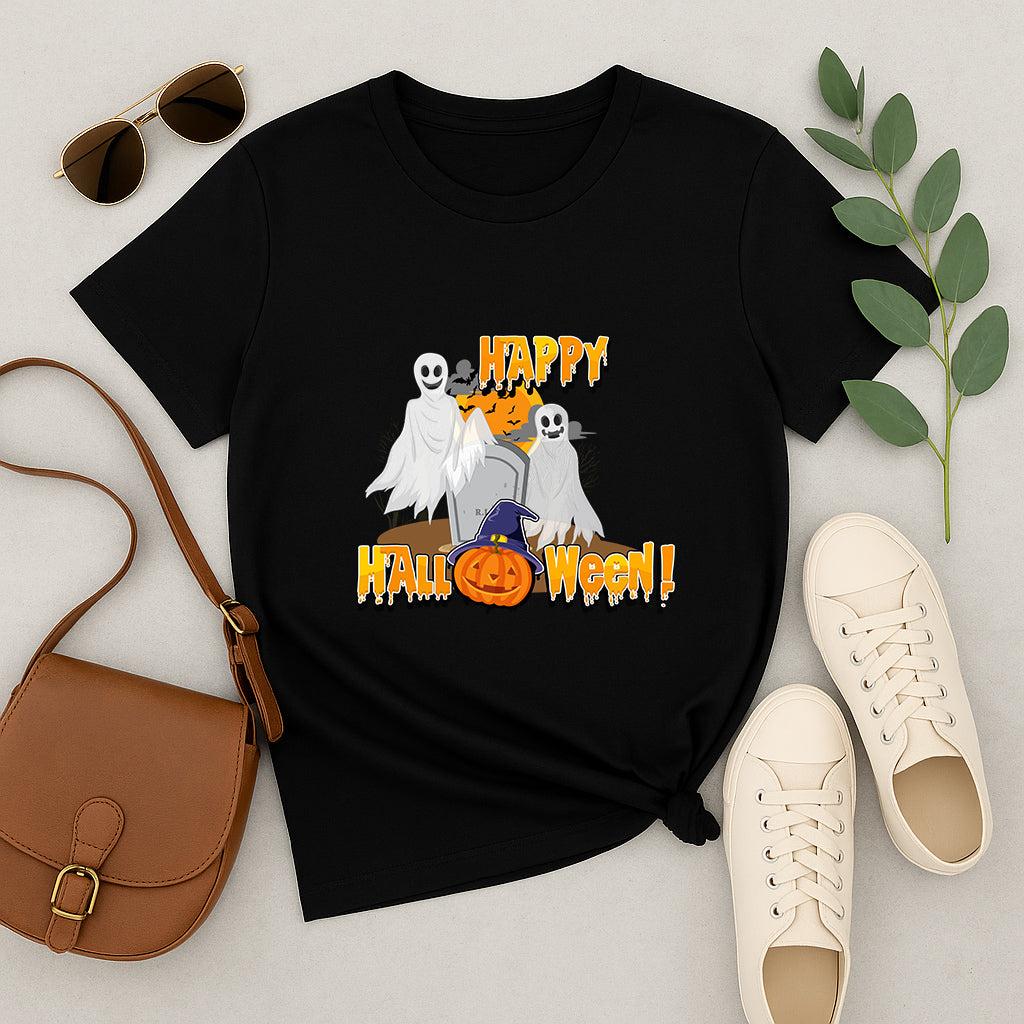 Halloween T-Shirt | Funny Halloween Tee | October Party Outfit | Costume Gift TShirt | Fall Holiday Festival Top