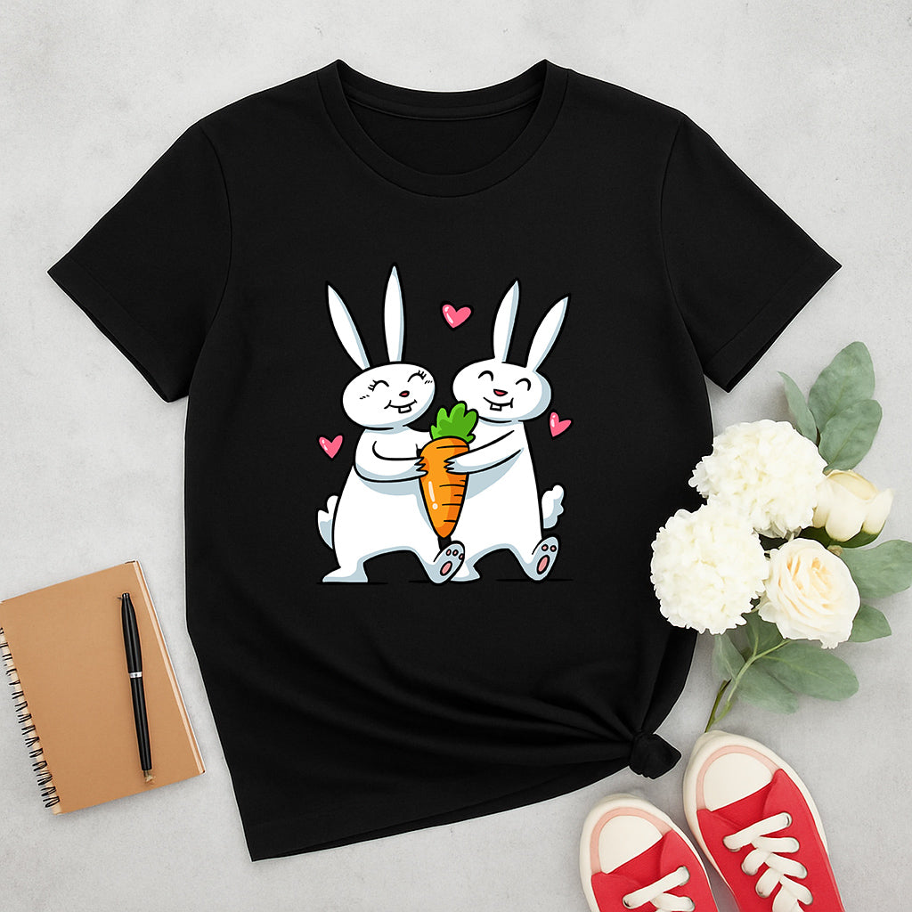 Valentine's Day Love Theme T-Shirt | Romantic Tee Shirt for Couples | Sweet Gift | Date Night Outfit and Valentine Wear