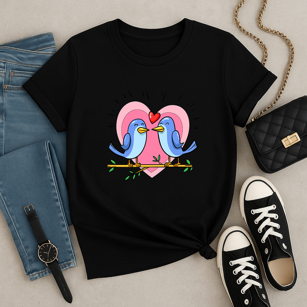 Valentine's Day Shirt | Romantic Love Theme Tee Shirt for Couples | Gift | Valentine Outfit for Date Night and Events