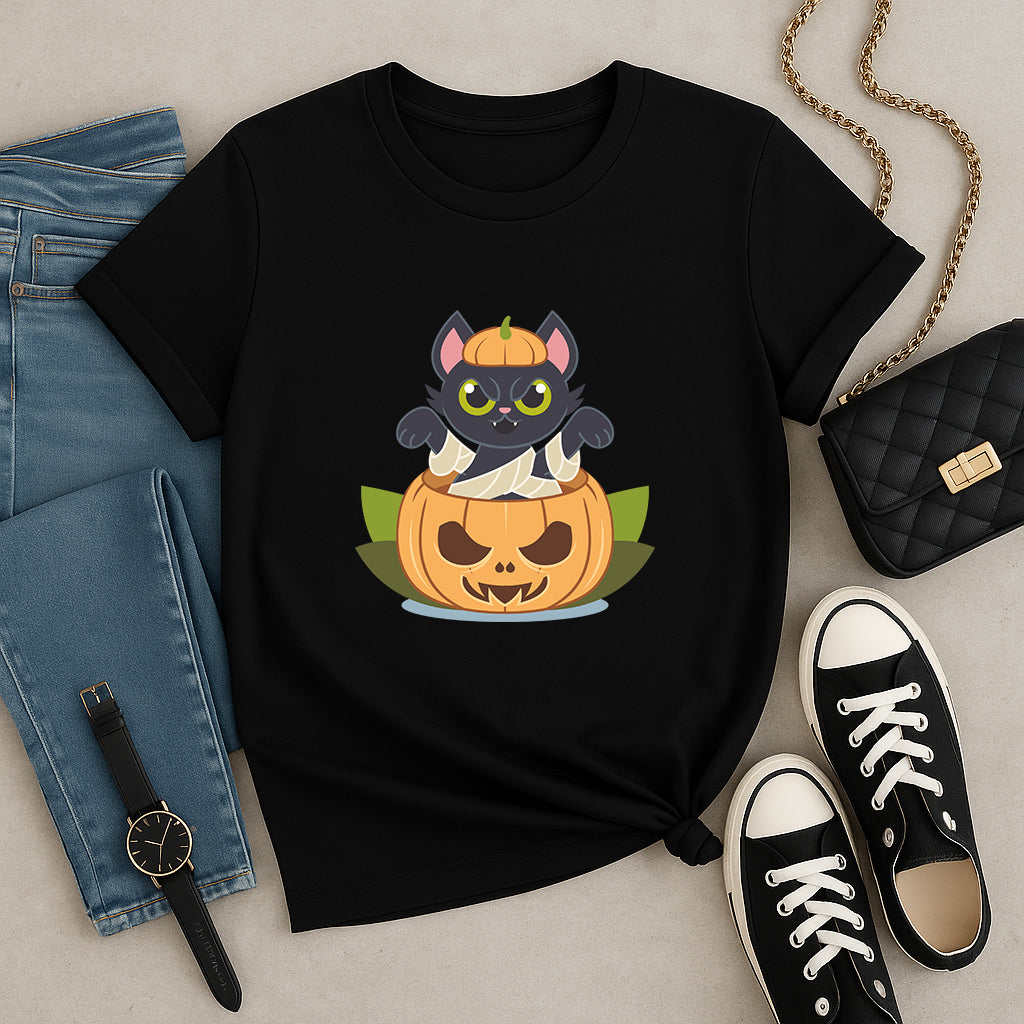 Halloween T-Shirt | Custom Holiday Shirt | Fun Spooky Season TShirt | October Gift Tee For Parties And Trick Or Treat