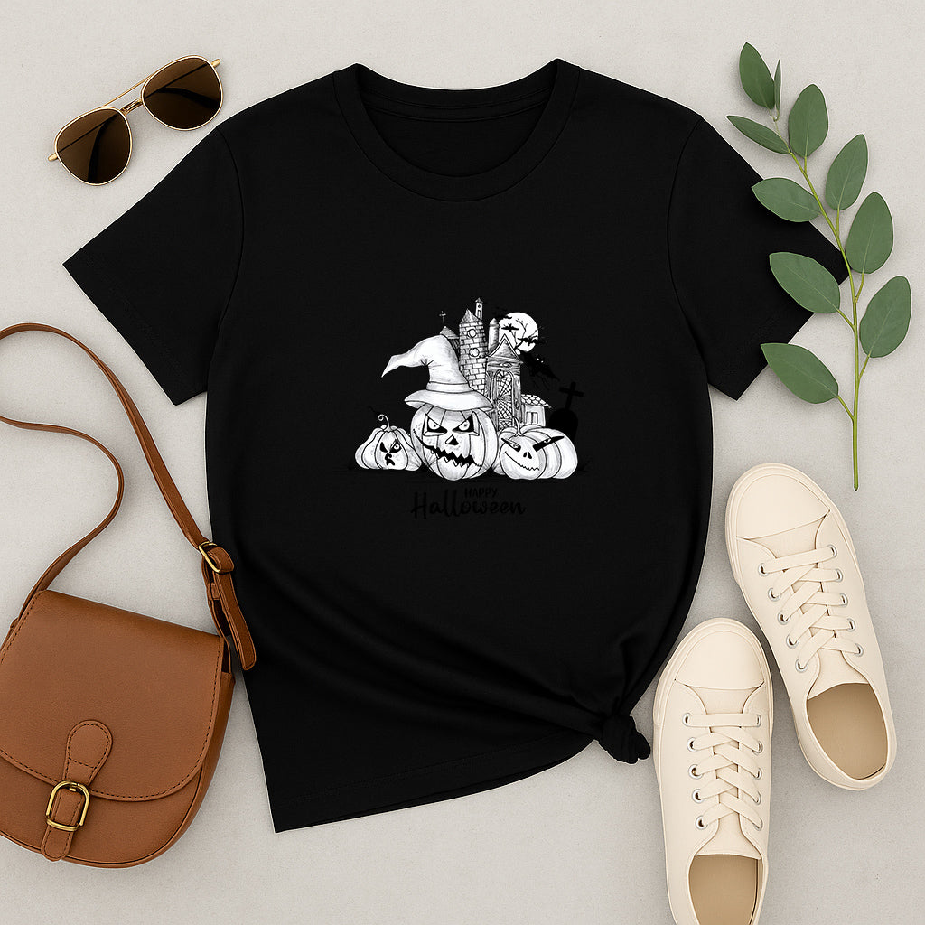 Halloween T-Shirt: Funny Halloween Shirt Gift, Scary Halloween Tee for Men and Women Who Love Halloween Fashion