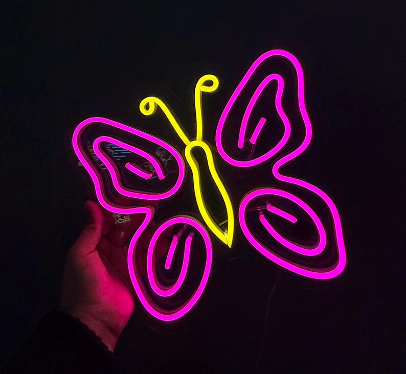 Butterfly Neon Sign 🦋 Let Your Space Flutter with Light and Beauty!