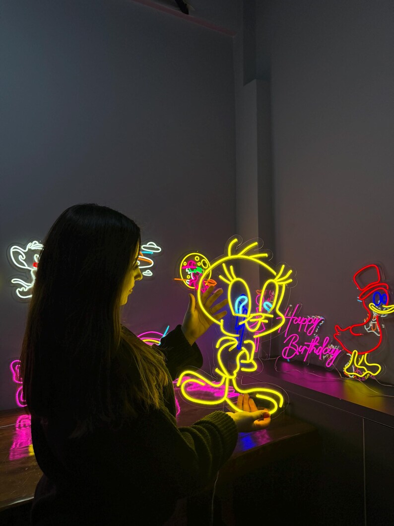 Chick Neon Sign 🐣 Light Up with Cuteness Overload!