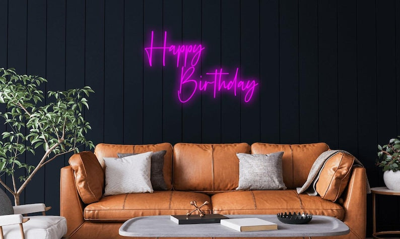 Happy Birthday Neon Sign 🎂 Make Every Celebration Shine Bright!