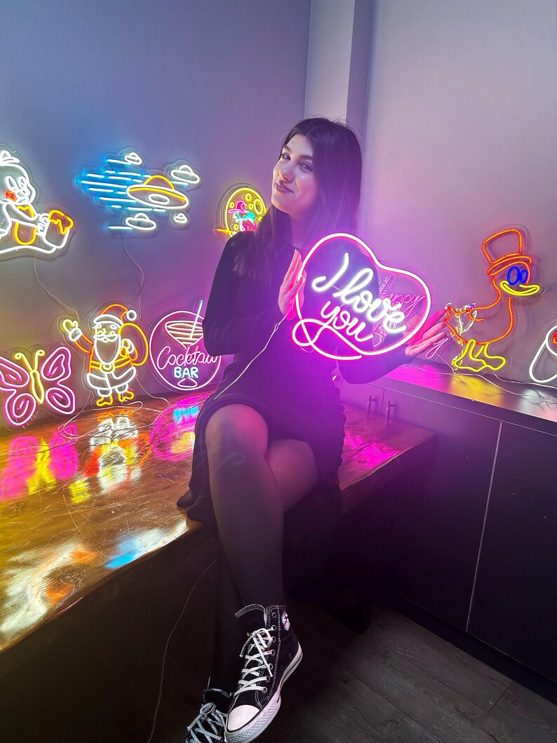 LOVE Neon Sign 💖 Let Your Space Glow with Love!