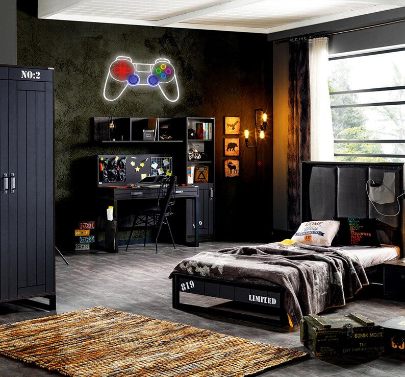 Gamepad Neon Sign 🎮 Level Up Your Setup!