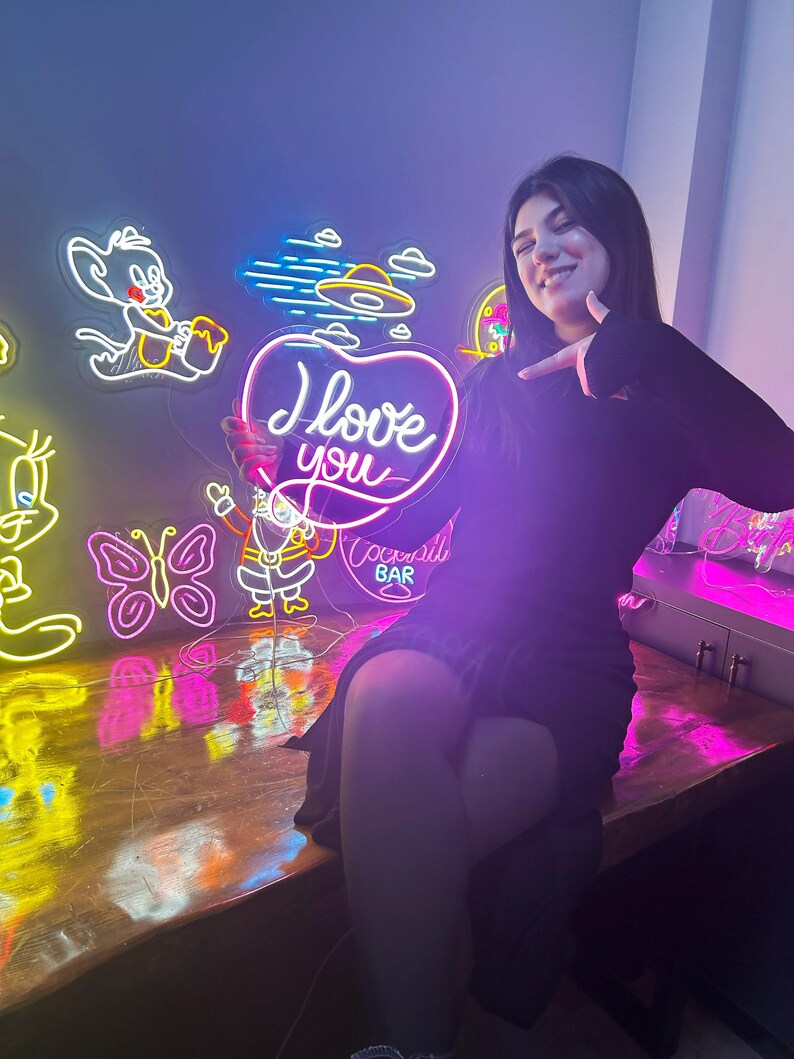LOVE Neon Sign 💖 Let Your Space Glow with Love!