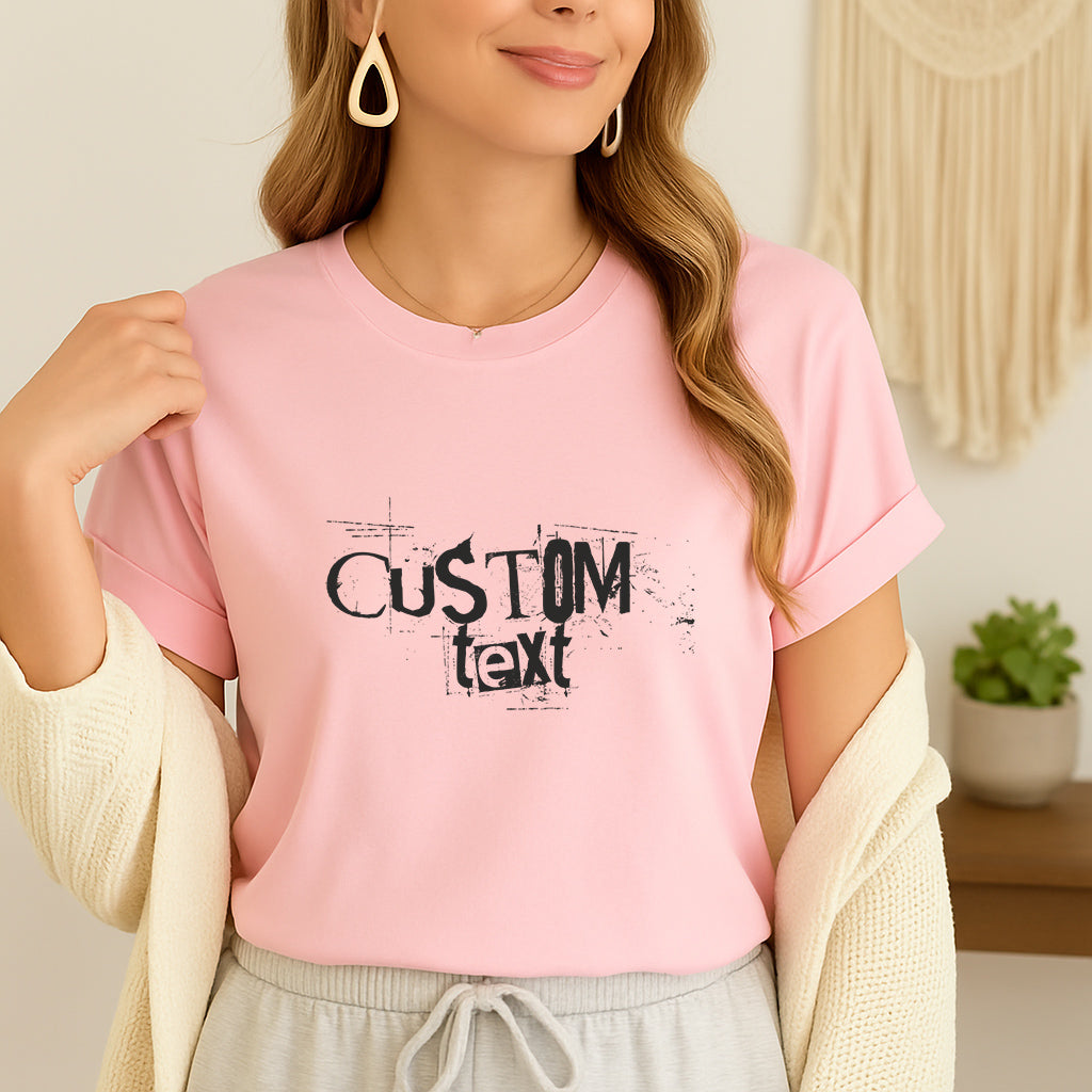Personalized Custom T-Shirt | Custom Logo or Text Shirt | Unique Tee Gift | Perfect for Birthday, Holiday, or Special Occasion