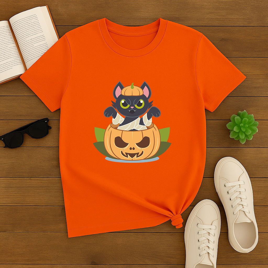 Halloween T-Shirt | Custom Holiday Shirt | Fun Spooky Season TShirt | October Gift Tee For Parties And Trick Or Treat