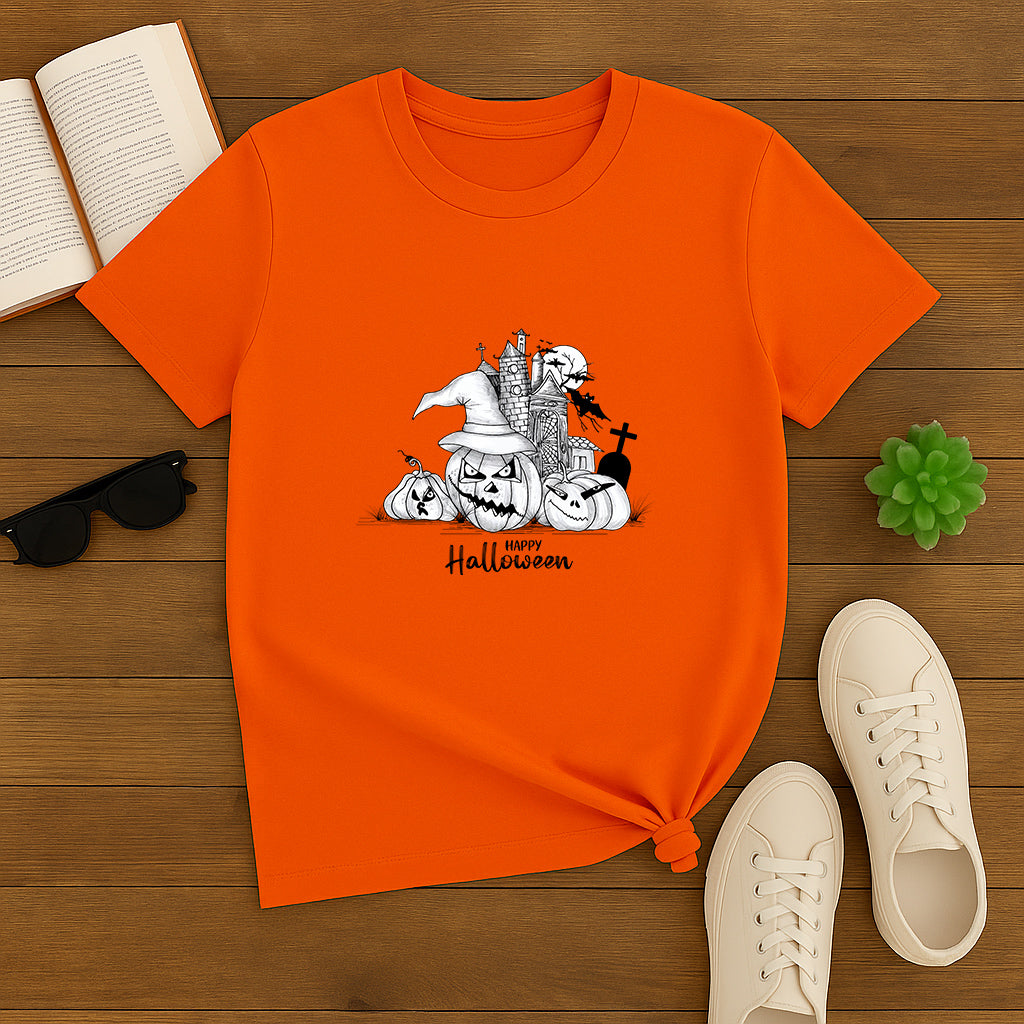 Halloween T-Shirt: Funny Halloween Shirt Gift, Scary Halloween Tee for Men and Women Who Love Halloween Fashion
