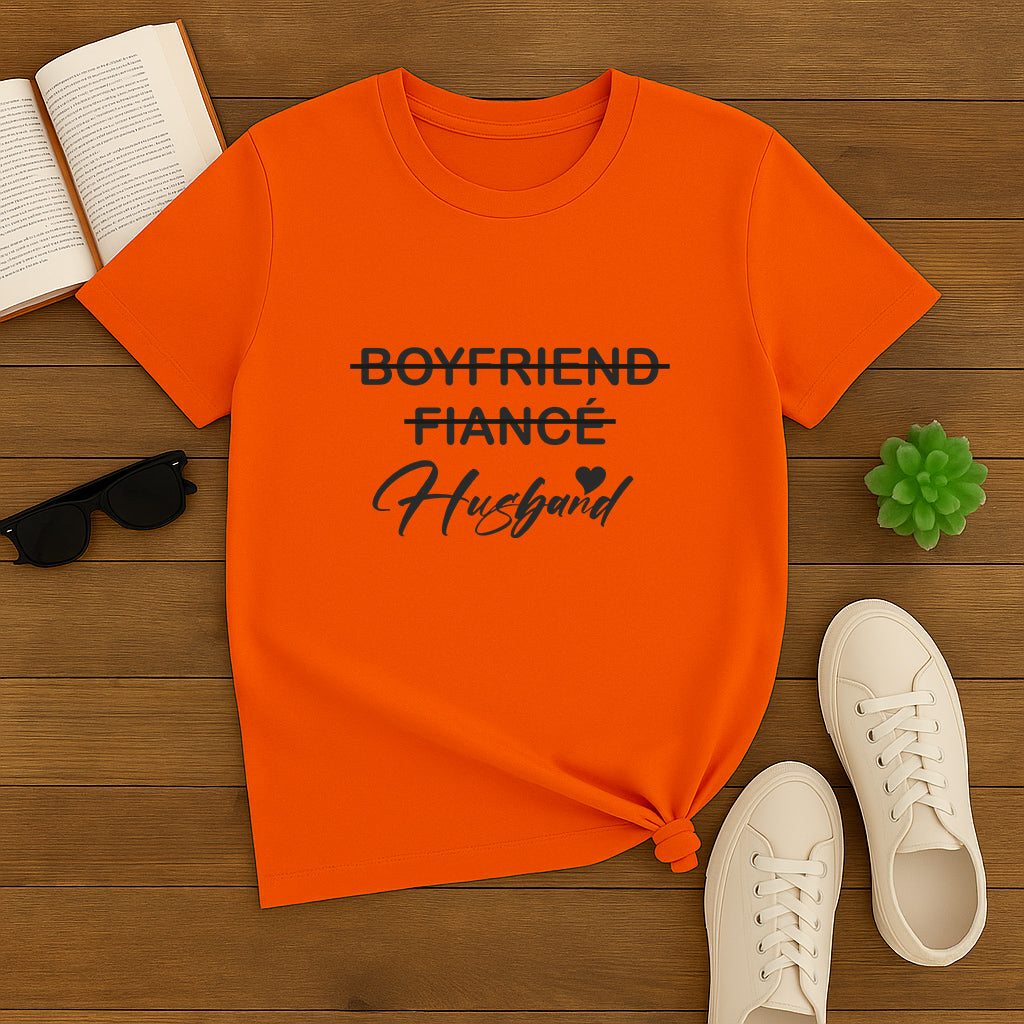 Love Story T-Shirt | Romantic Marriage Gift for Husband | Boyfriend Fiancé Husband Design for Wedding and Anniversary