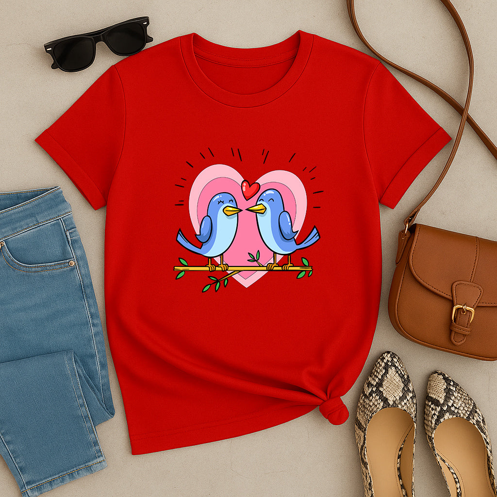 Valentine's Day Shirt | Romantic Love Theme Tee Shirt for Couples | Gift | Valentine Outfit for Date Night and Events