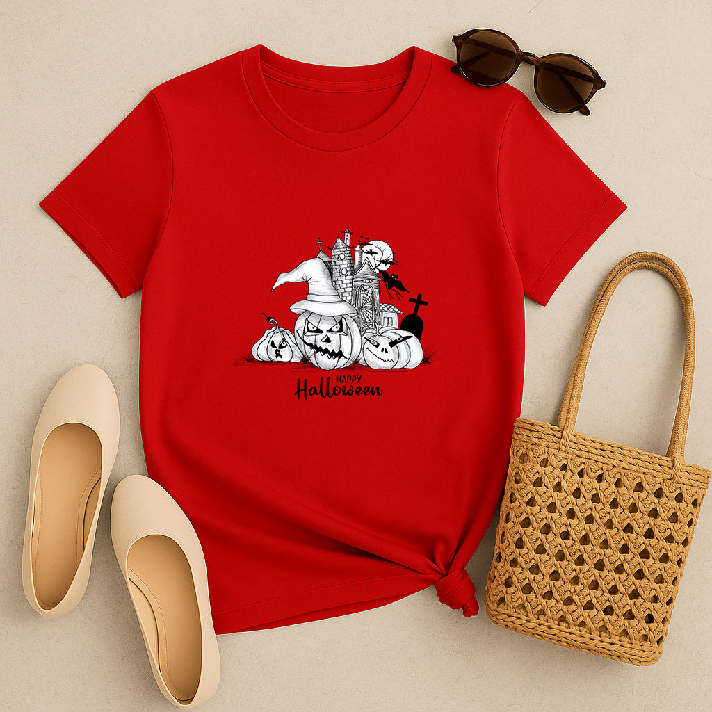 Halloween T-Shirt: Funny Halloween Shirt Gift, Scary Halloween Tee for Men and Women Who Love Halloween Fashion