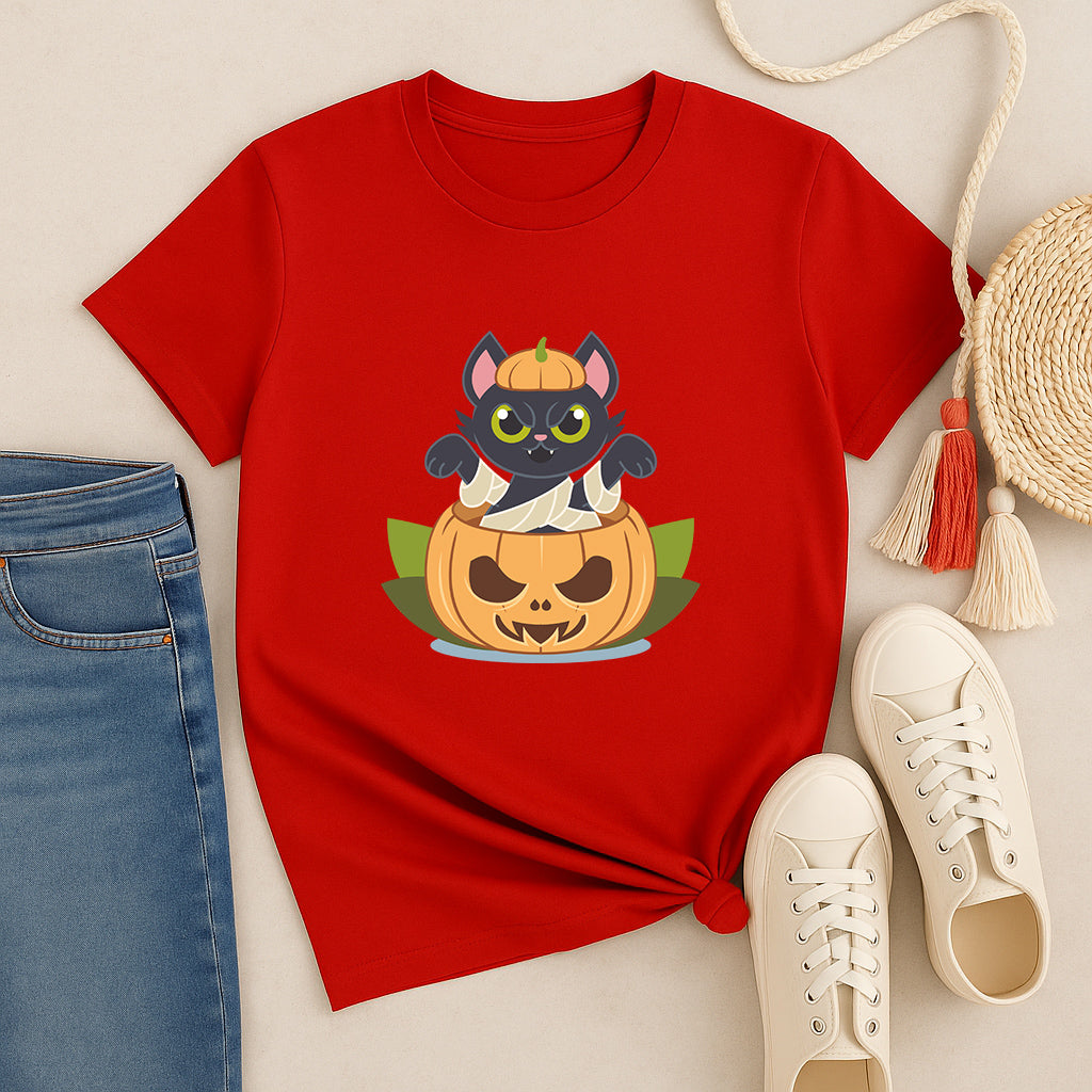 Halloween T-Shirt | Custom Holiday Shirt | Fun Spooky Season TShirt | October Gift Tee For Parties And Trick Or Treat