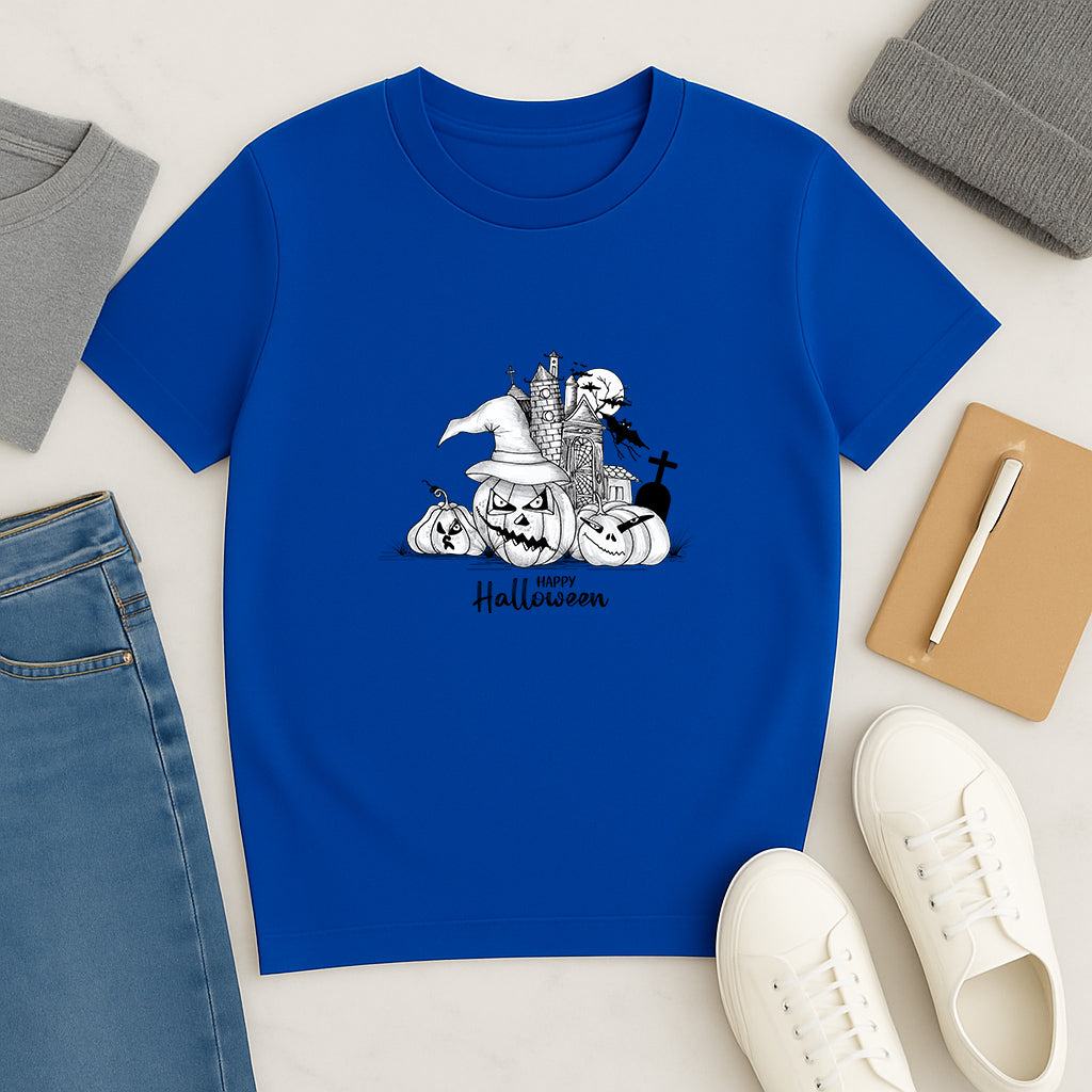 Halloween T-Shirt: Funny Halloween Shirt Gift, Scary Halloween Tee for Men and Women Who Love Halloween Fashion