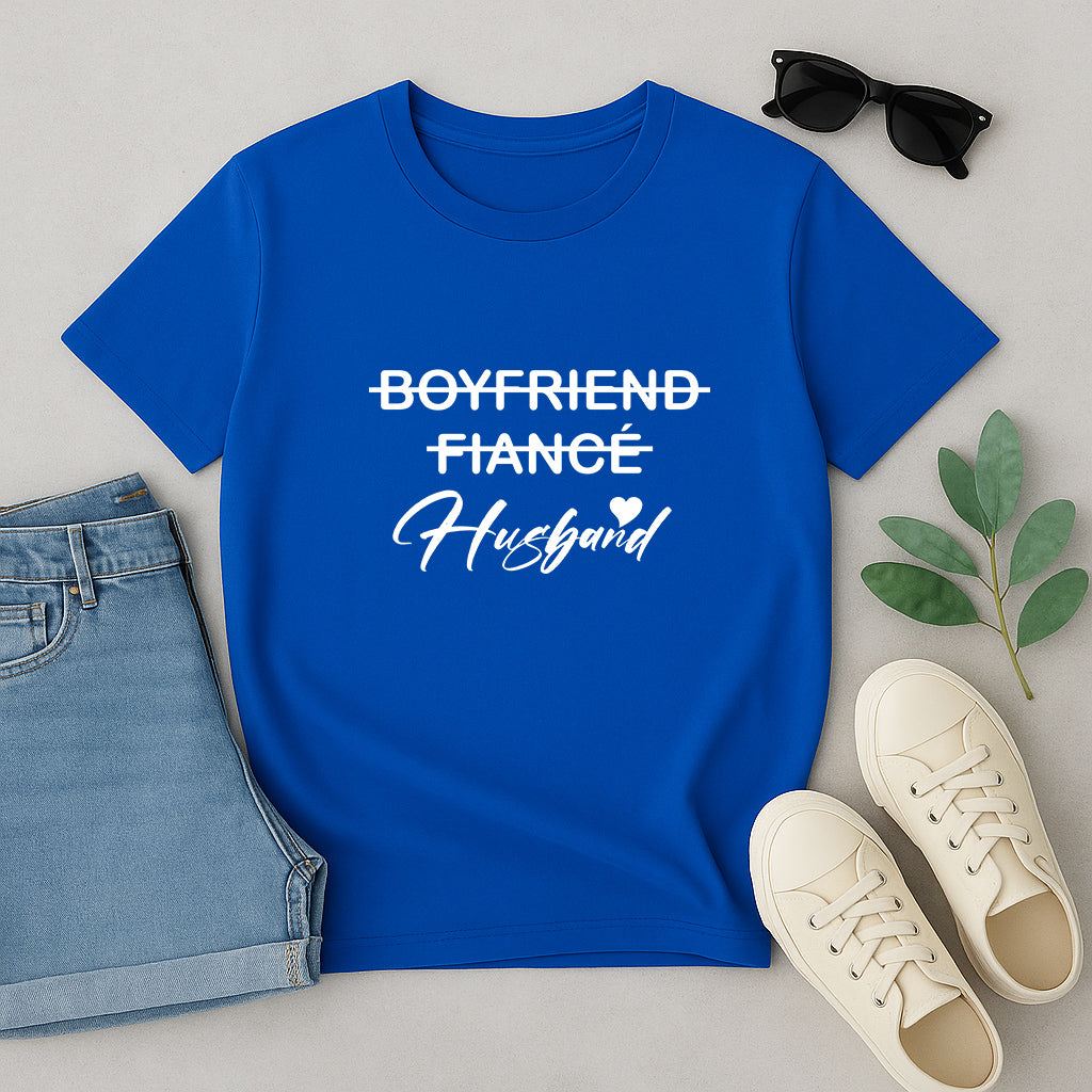 Love Story T-Shirt | Romantic Marriage Gift for Husband | Boyfriend Fiancé Husband Design for Wedding and Anniversary