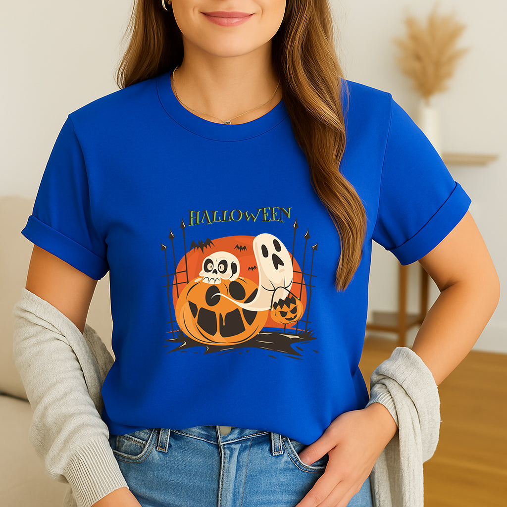 Funny Halloween T-Shirt | October Holiday Top | Costume Party Tee | Pumpkin Patch Outfit | Autumn Gift Shirt
