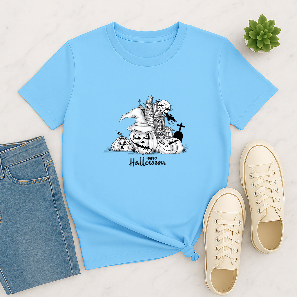 Halloween T-Shirt: Funny Halloween Shirt Gift, Scary Halloween Tee for Men and Women Who Love Halloween Fashion