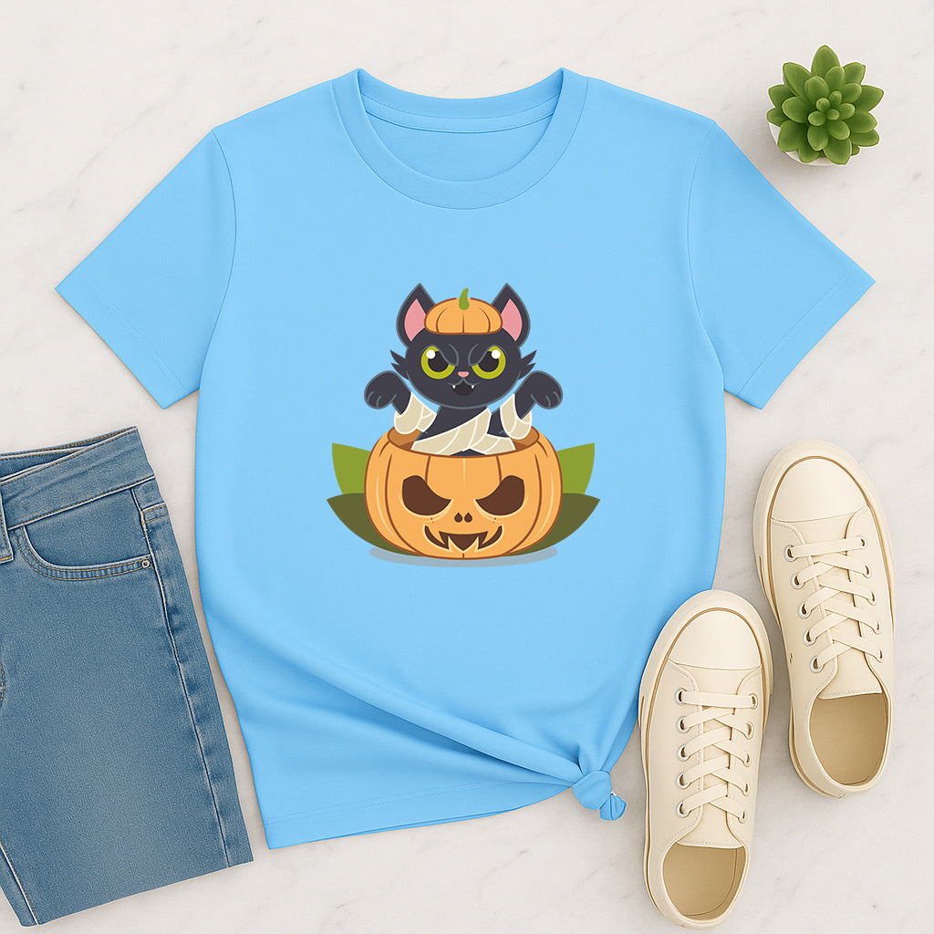 Halloween T-Shirt | Custom Holiday Shirt | Fun Spooky Season TShirt | October Gift Tee For Parties And Trick Or Treat