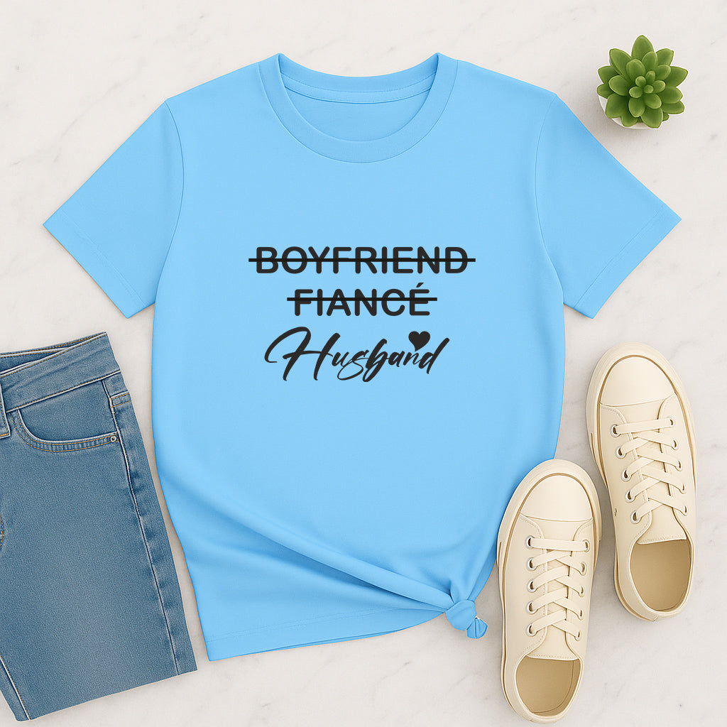 Love Story T-Shirt | Romantic Marriage Gift for Husband | Boyfriend Fiancé Husband Design for Wedding and Anniversary