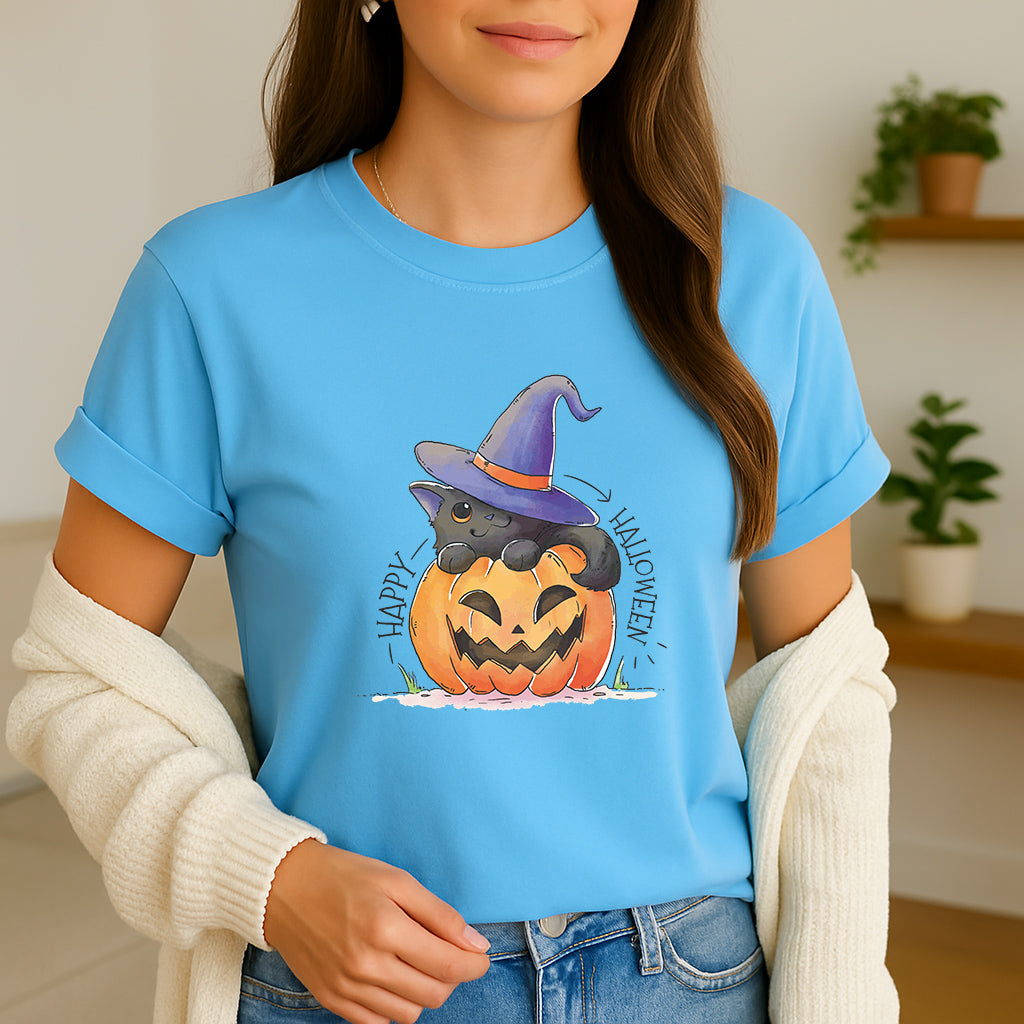 Halloween T-Shirt: Scary Halloween Shirt Gift Idea, Funny Halloween Tee for Adults, Men and Women Who Love Halloween Style