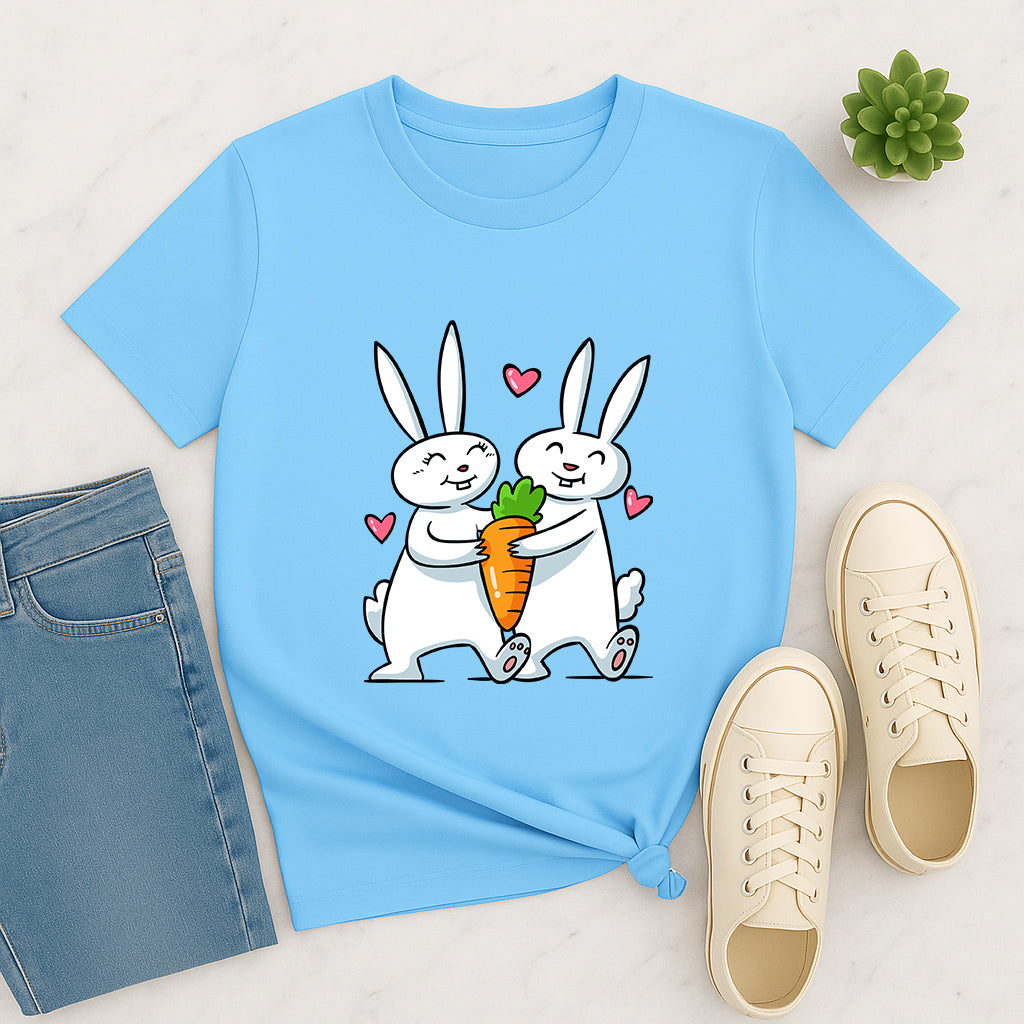 Valentine's Day Love Theme T-Shirt | Romantic Tee Shirt for Couples | Sweet Gift | Date Night Outfit and Valentine Wear