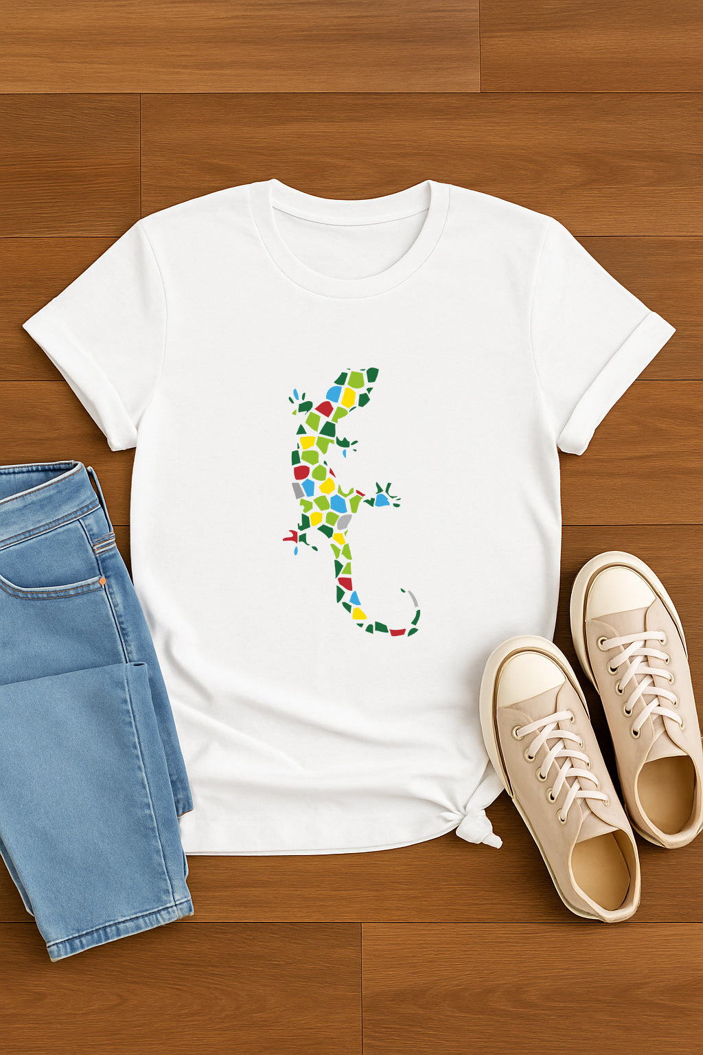 Cute Gecko T-Shirt, Cute Lizard Shirt, Gift for Friends, Sweet Lizard Tee