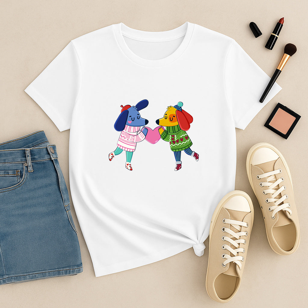 Valentine's Day Shirt | Love Inspired Tee Shirt for Couples | Cute Romantic Gift | Valentine Date Outfit and Casual Wear