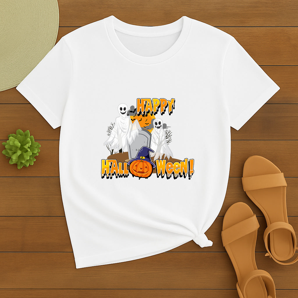 Halloween T-Shirt | Funny Halloween Tee | October Party Outfit | Costume Gift TShirt | Fall Holiday Festival Top