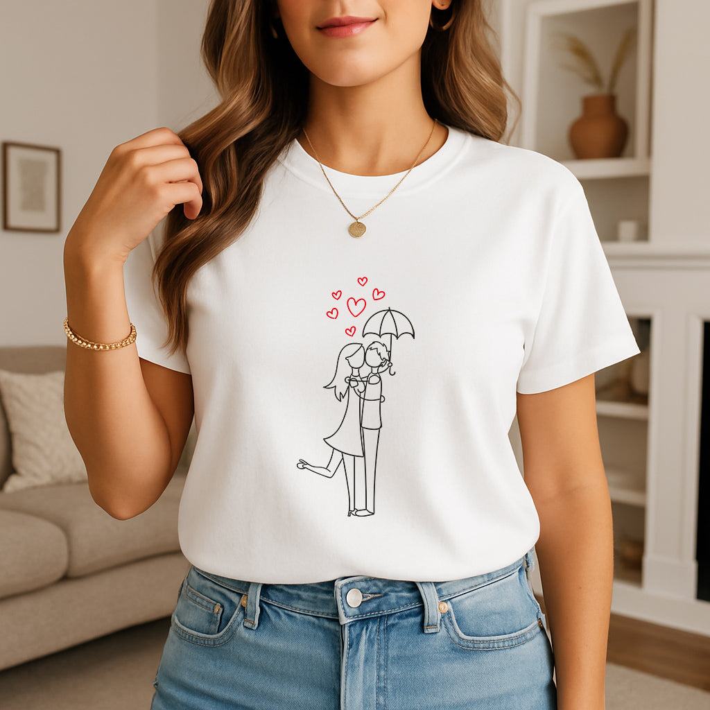 Couples Shirt | Valentine Gift | Valentine's Day Tee Shirt | Love T-Shirt | Date Night Wear | February 14 Outfit