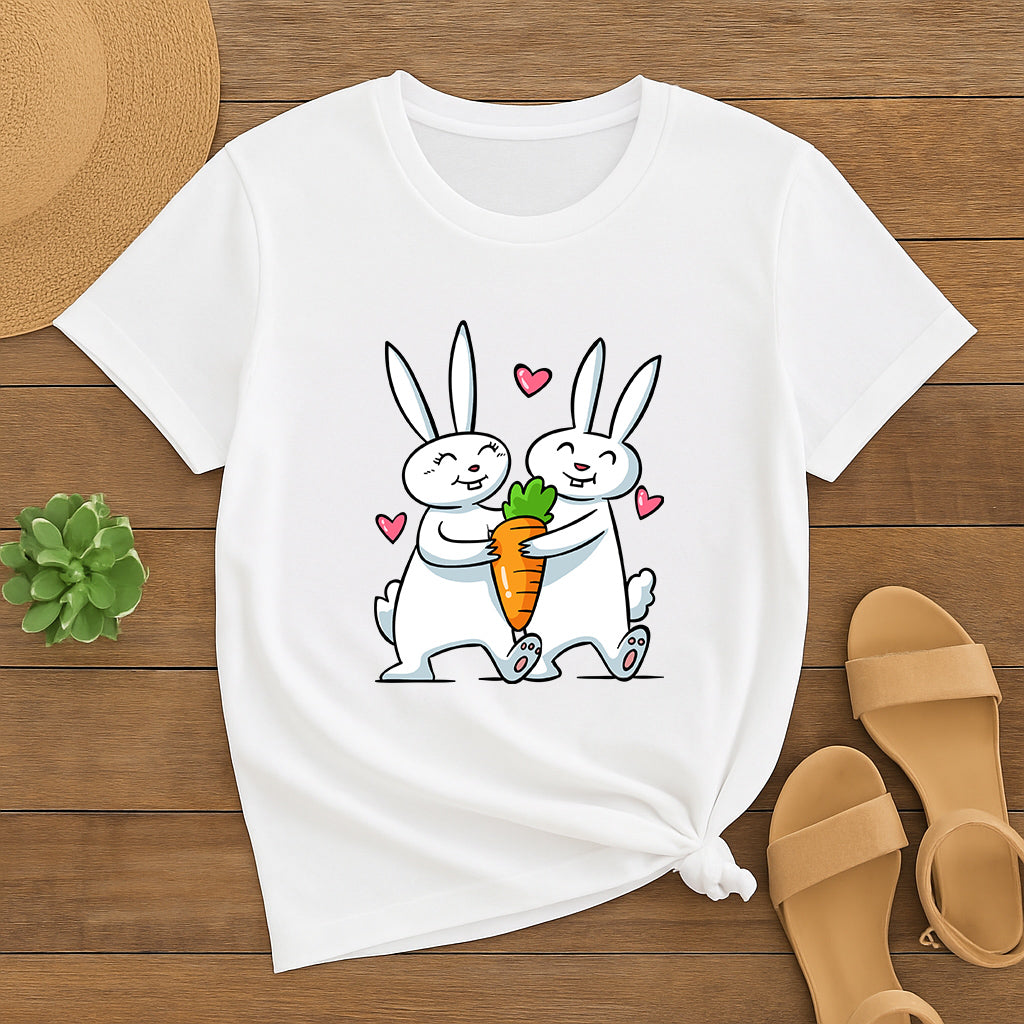 Valentine's Day Love Theme T-Shirt | Romantic Tee Shirt for Couples | Sweet Gift | Date Night Outfit and Valentine Wear