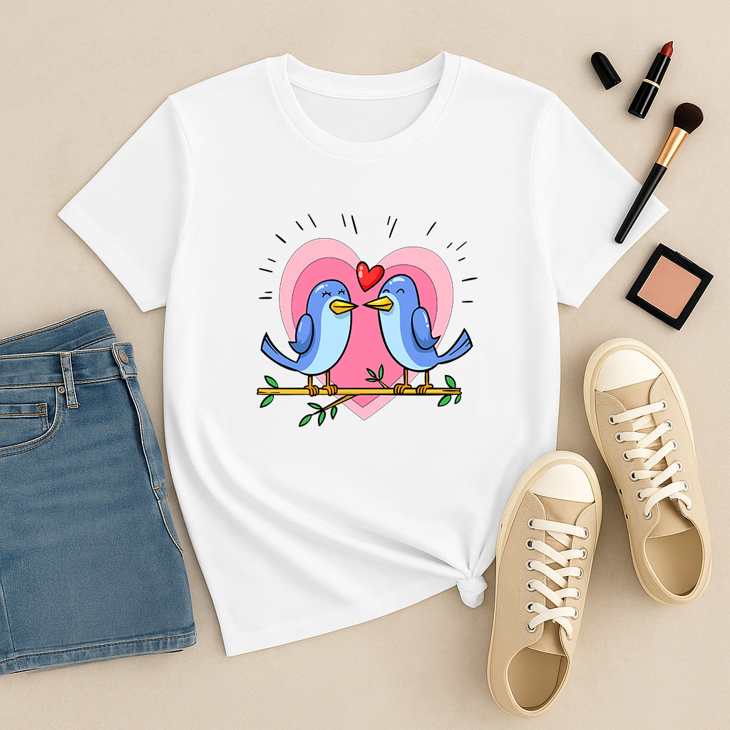 Valentine's Day Shirt | Romantic Love Theme Tee Shirt for Couples | Gift | Valentine Outfit for Date Night and Events