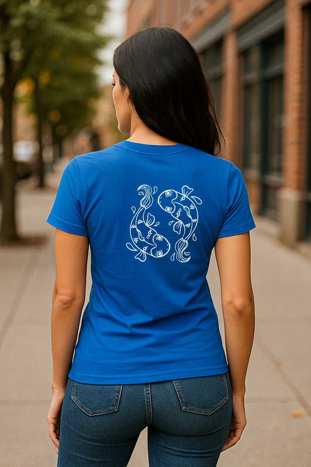 Pisces Zodiac Sign T-Shirt: Astrology Constellation Tee